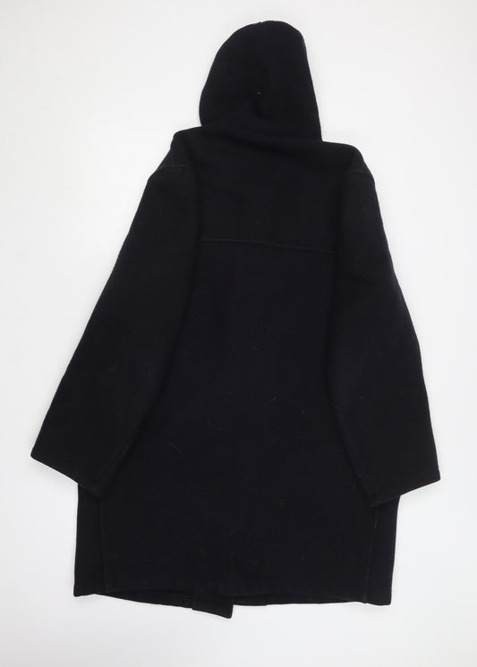 Preworn Womens Blue Overcoat Coat Size L