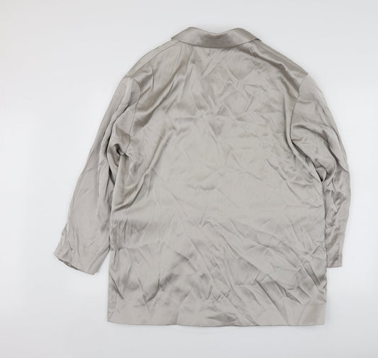 H&M Womens Silver Jacket Size S