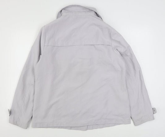 BHS Womens Grey Jacket Size 14 Zip