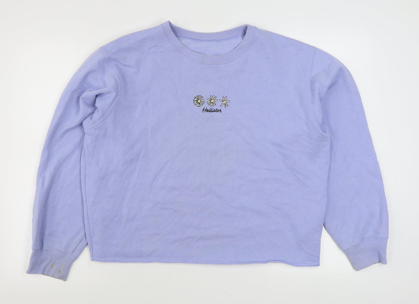Hollister Womens Purple Cotton Pullover Sweatshirt Size M Pullover