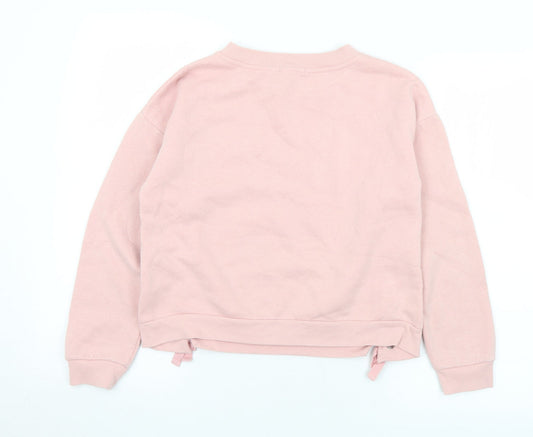 Primark Girls Pink Polyester Pullover Sweatshirt Size 11-12 Years - Unfollow