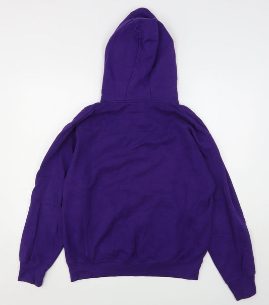 Obsi Womens Purple Cotton Pullover Hoodie Size M - San Francisco