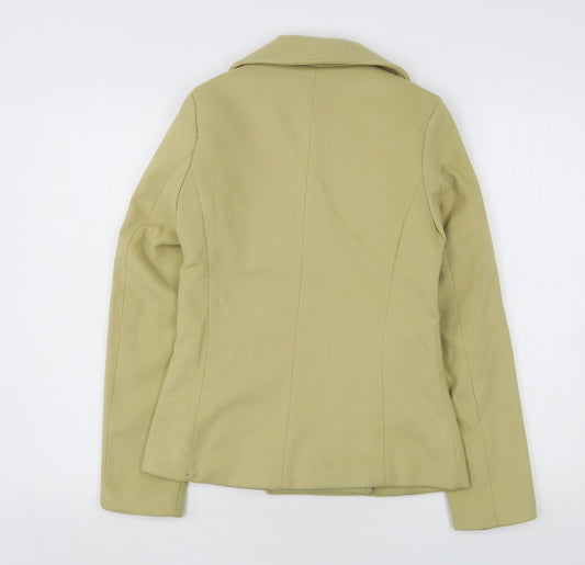 H&M Womens Beige Pea Coat Coat Size 4