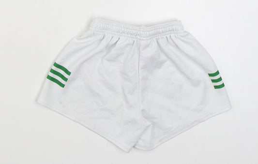 O'Neills Boys White Polyester Sweat Shorts Size 3-4 Years Regular Tie