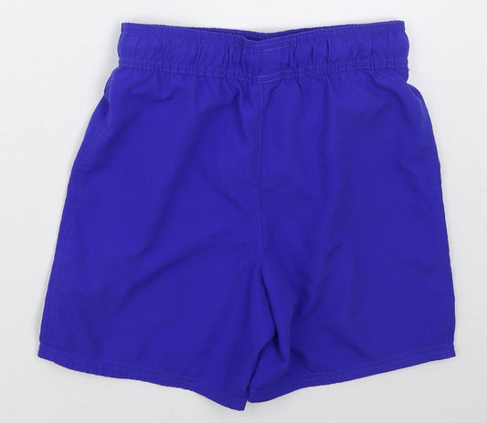 George Boys Blue Polyester Bermuda Shorts Size 8-9 Years Regular Drawstring - San Drancisco
