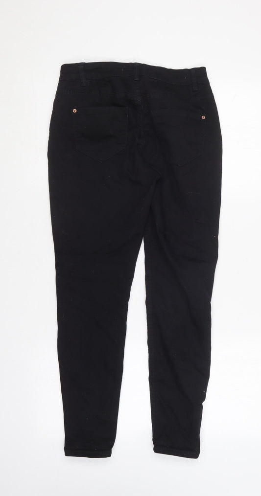 New Look Womens Blue Cotton Skinny Jeans Size 8 L26 in Regular