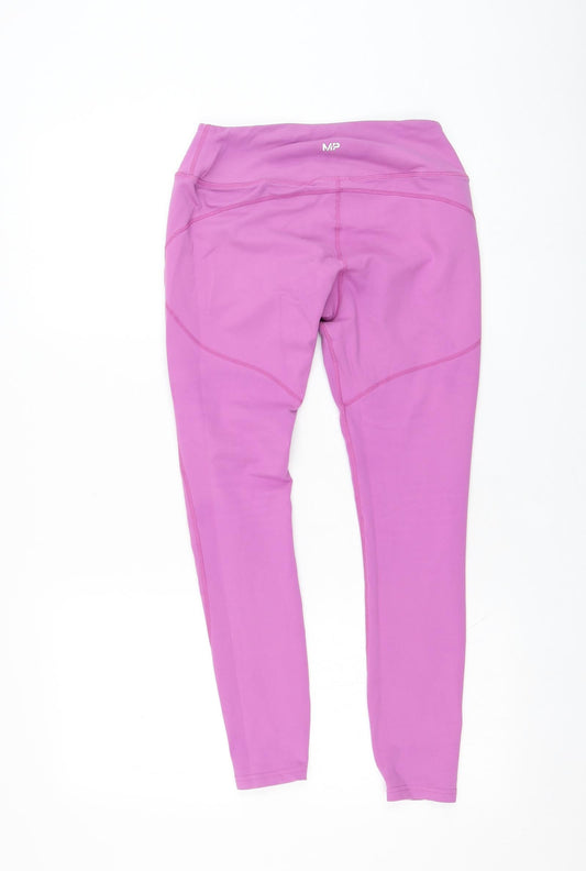 MP Womens Purple Nylon Compression Leggings Size M L25 in Regular Pullover