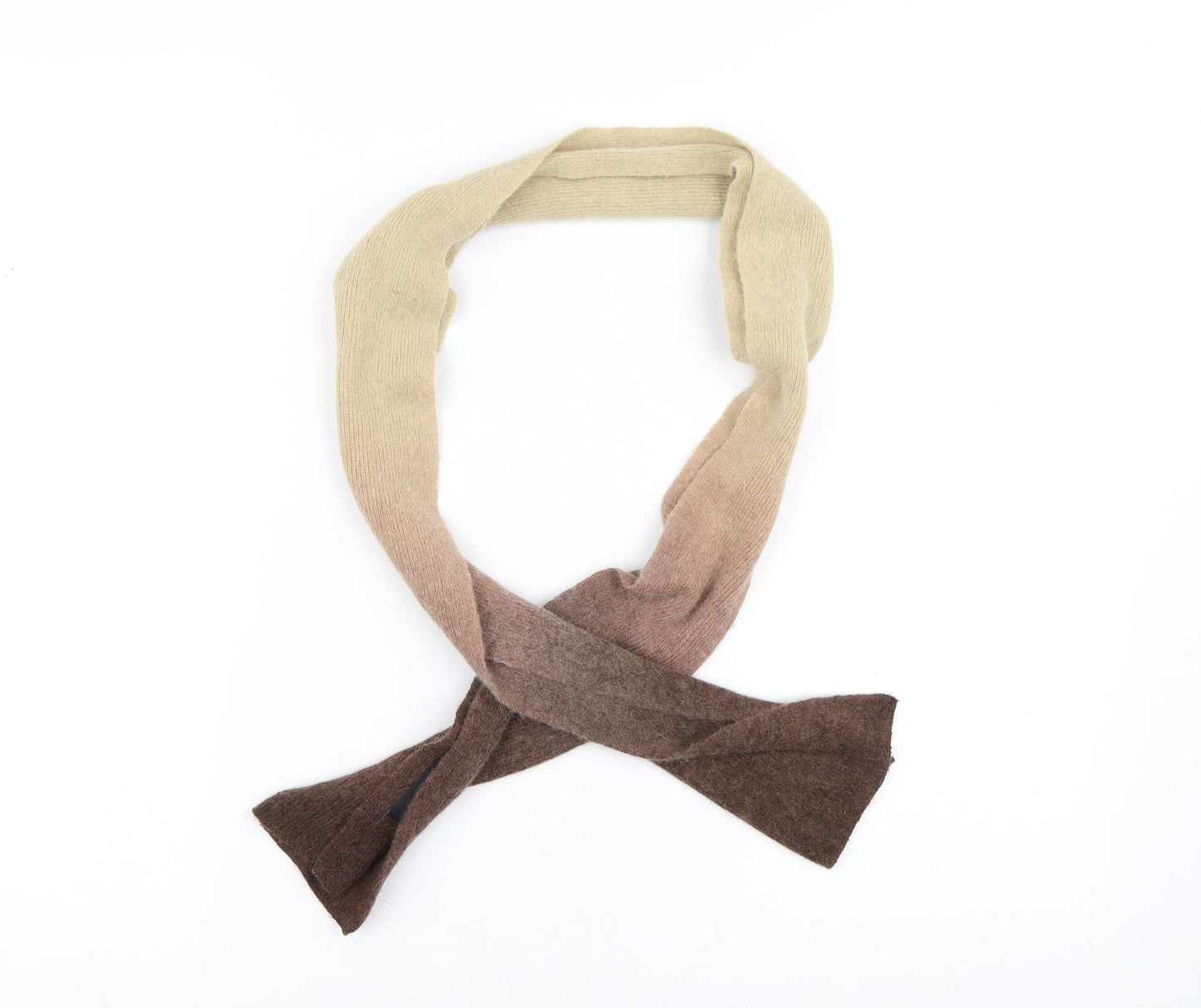J & Company Womens Brown Polyester Scarf