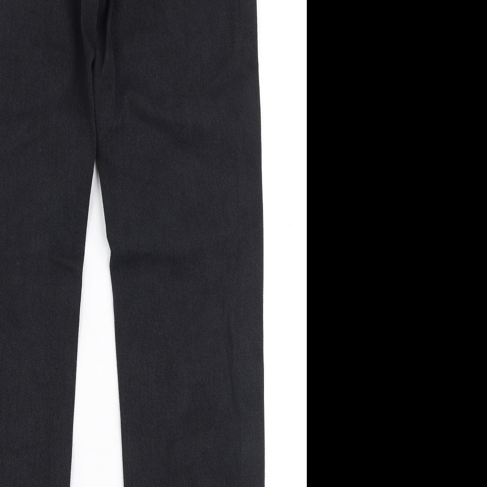 Parisian Womens Black 100% Cotton Mom Jeans Size 6 L28 in Regular Zip