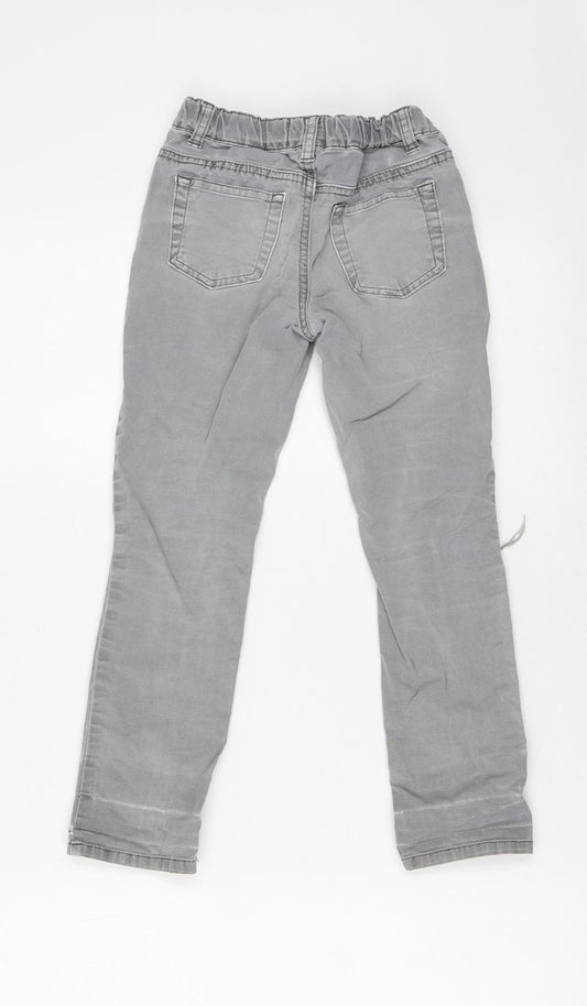 Cat & Jack Girls Grey Cotton Skinny Jeans Size 6 Years Slim
