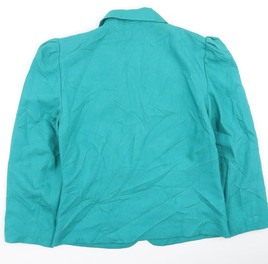 Dorothy Perkins Womens Green Jacket Coatigan Size 12