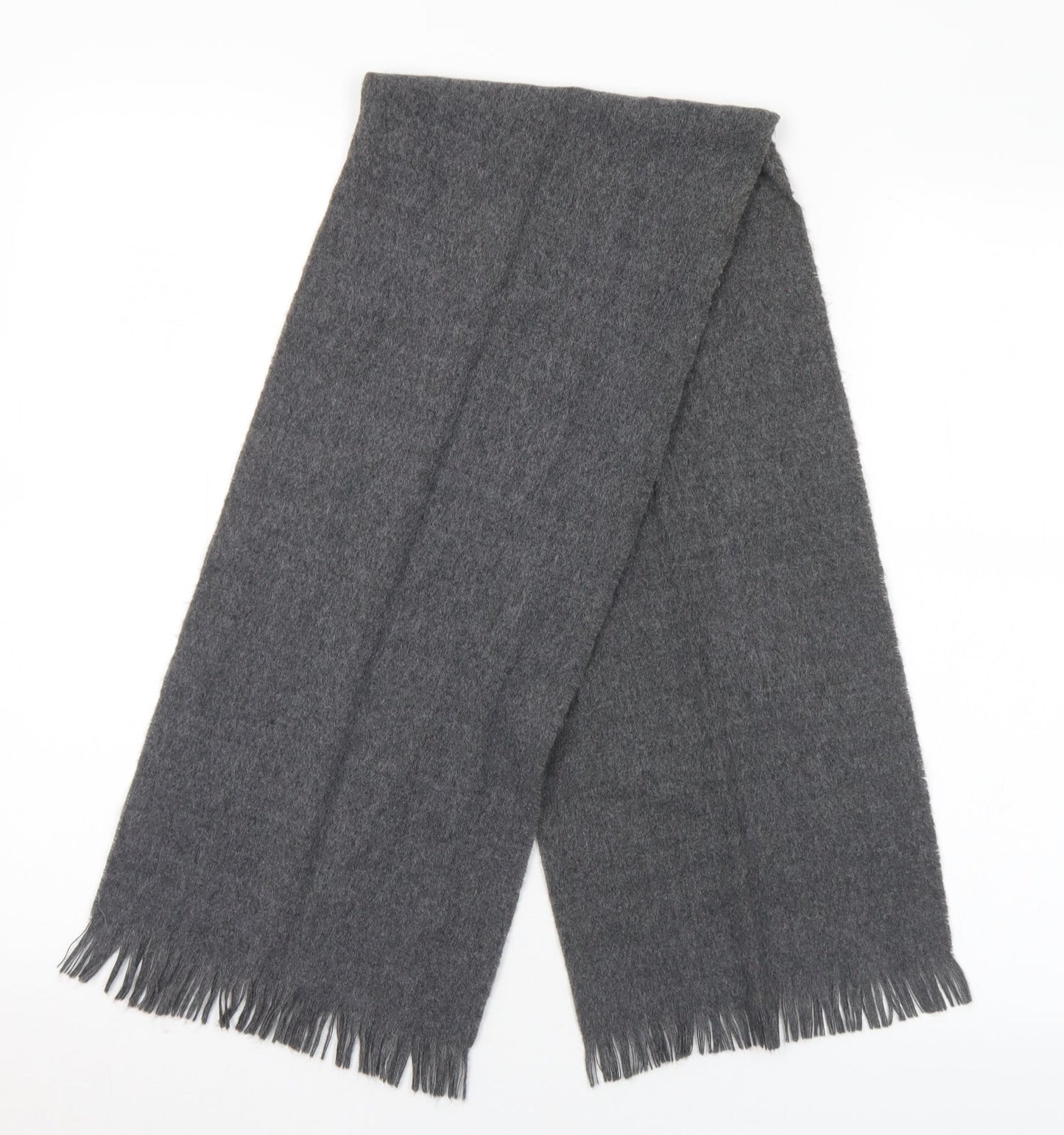 Littlewoods Unisex Grey Acrylic Scarf