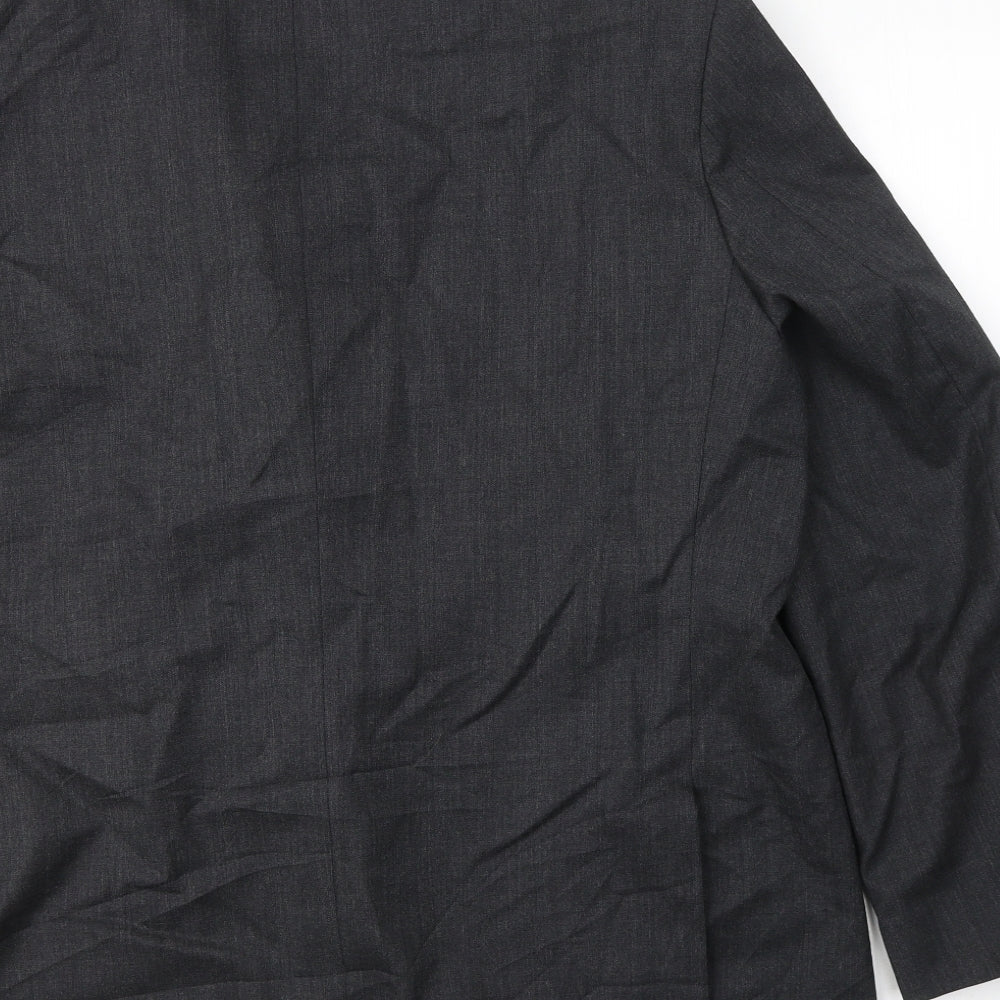Marks and Spencer Mens Grey Wool Jacket Suit Jacket Size 46