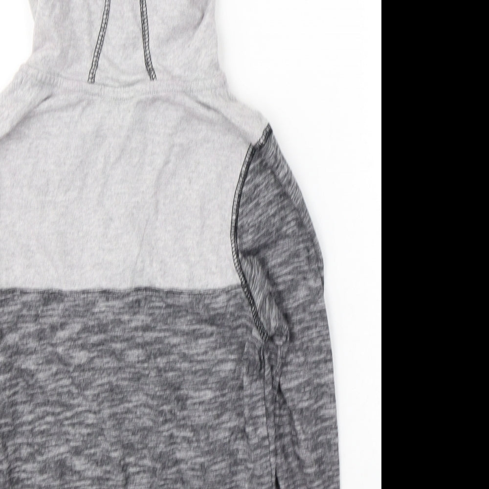 George Boys Grey Cotton Pullover Hoodie Size 6-7 Years Pullover