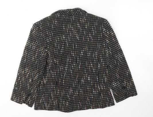 Paul Separates Womens Black Pea Coat Coat Size 14 Button