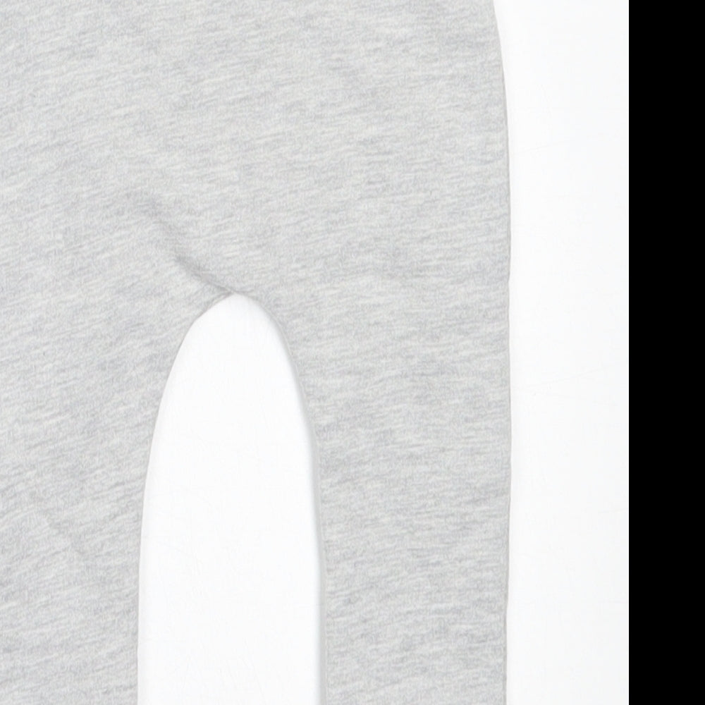 Dunnes Stores Girls Grey Cotton Capri Trousers Size 6-9 Months Pullover