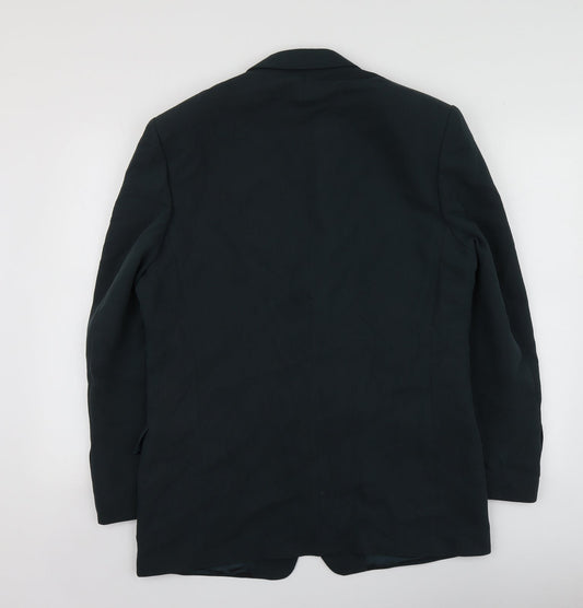 Debenhams Mens Green Polyester Jacket Suit Jacket Size M