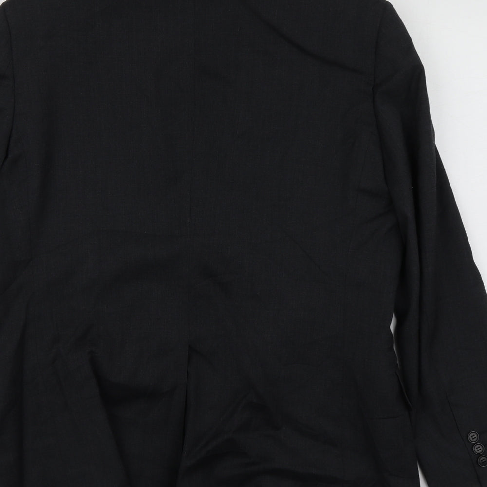 M&S Mens Grey Wool Jacket Suit Jacket Size M