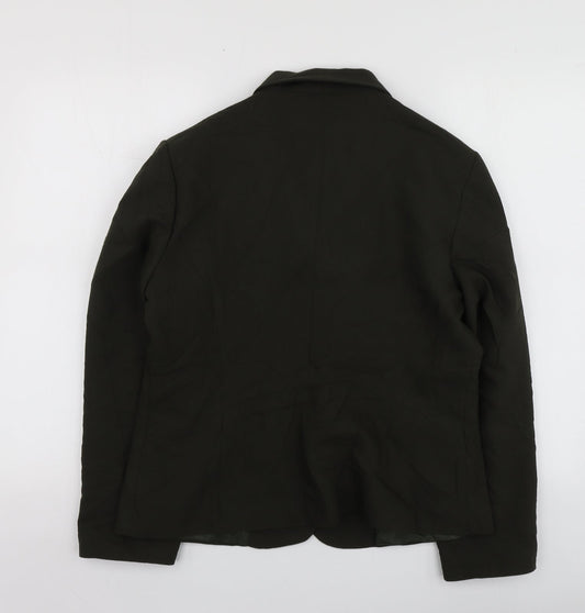 Mackays Womens Green Polyester Jacket Suit Jacket Size 14