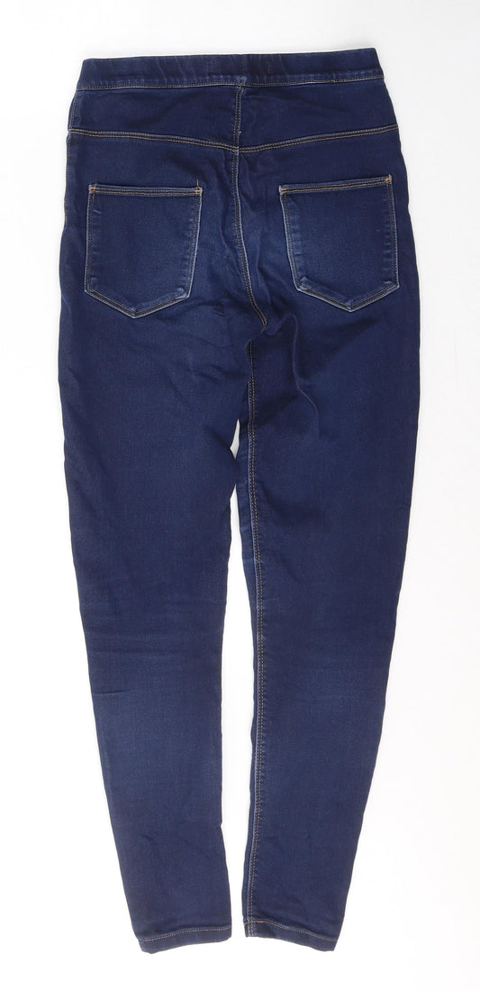 Dunnes Stores Womens Blue Cotton Jegging Jeans Size 8 L27 in Regular