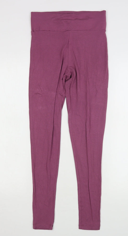 ASOS Womens Pink Viscose Jogger Leggings Size 8 L27 in