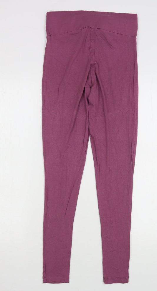 ASOS Womens Pink Viscose Jogger Leggings Size 8 L27 in
