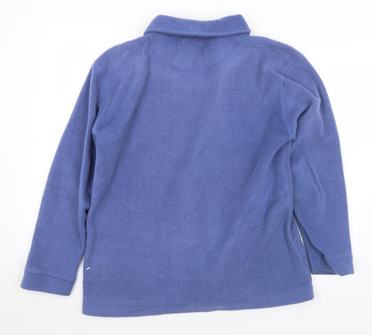 Original Clothing Womens Blue Gilet Jacket Size S Zip - S/M