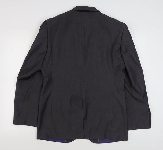 Marks and Spencer Mens Grey Wool Jacket Suit Jacket Size 40