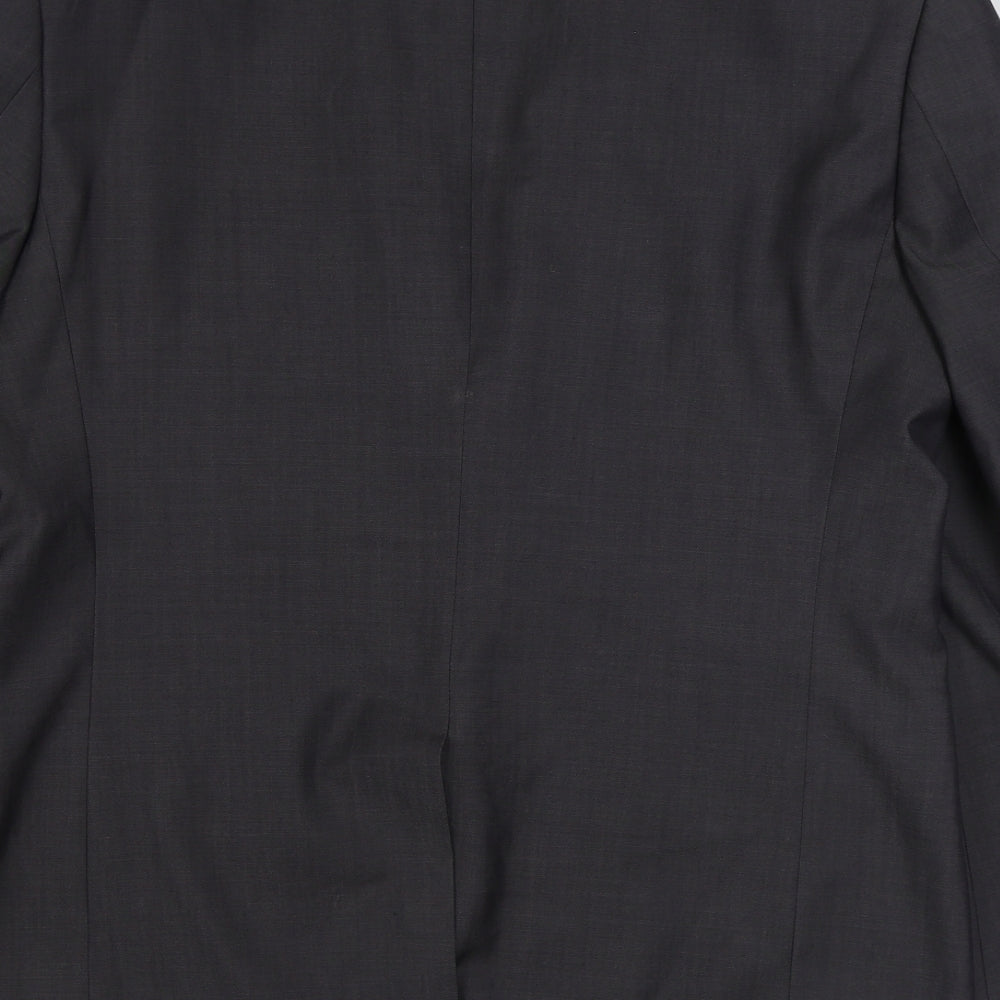 Marks and Spencer Mens Grey Wool Jacket Suit Jacket Size 40