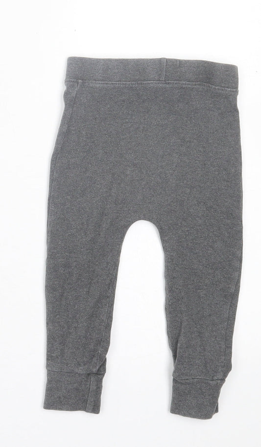 George Boys Grey Cotton Capri Trousers Size 9-12 Months