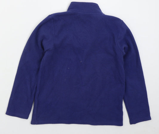 Freedom Trail Girls Blue Jacket Size 7-8 Years Zip