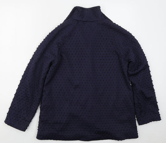 Preworn Womens Blue Jacket Size L Button