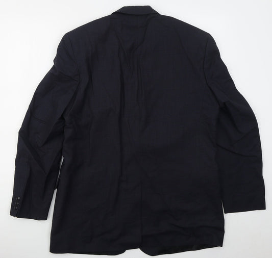 NEXT Mens Blue Wool Jacket Suit Jacket Size 42