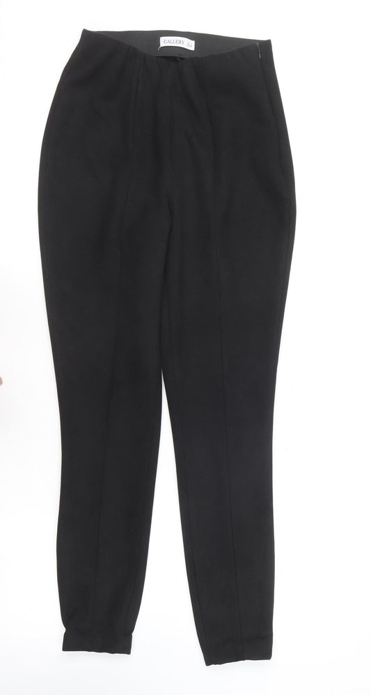 Gallery Womens Black Polyester Carrot Leggings Size 8 L27 in