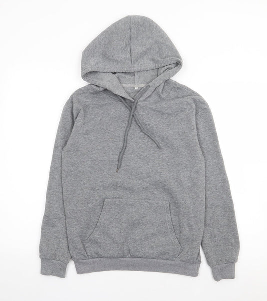 Preworn Womens Grey Polyester Pullover Hoodie Size XS Pullover