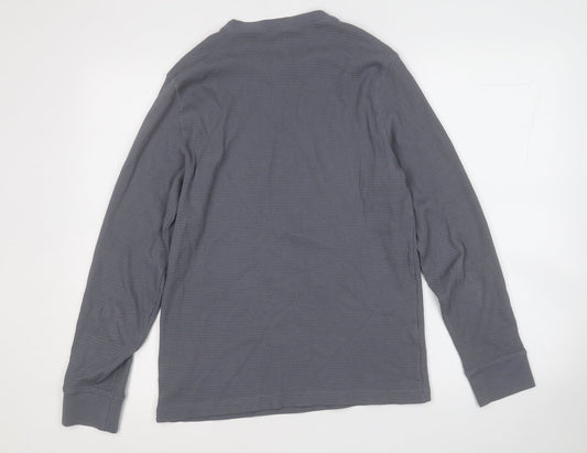 H&M Mens Grey Cotton Pullover Sweatshirt Size M