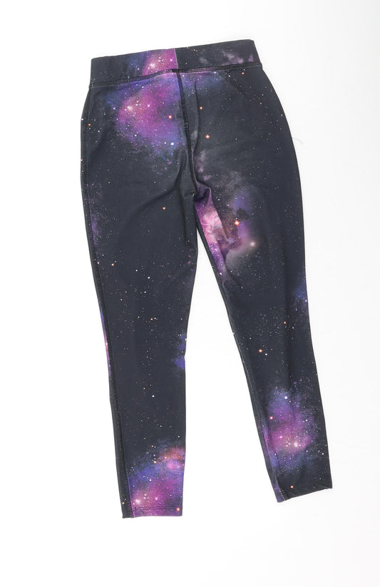 NEXT Girls Multicoloured Polyester Jegging Trousers Size 9 Months Regular