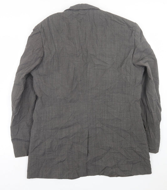 Marks and Spencer Mens Grey Wool Jacket Suit Jacket Size 40