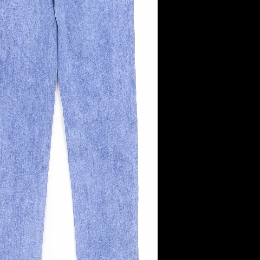 New Look Womens Blue Cotton Skinny Jeans Size 8 L26 in Regular
