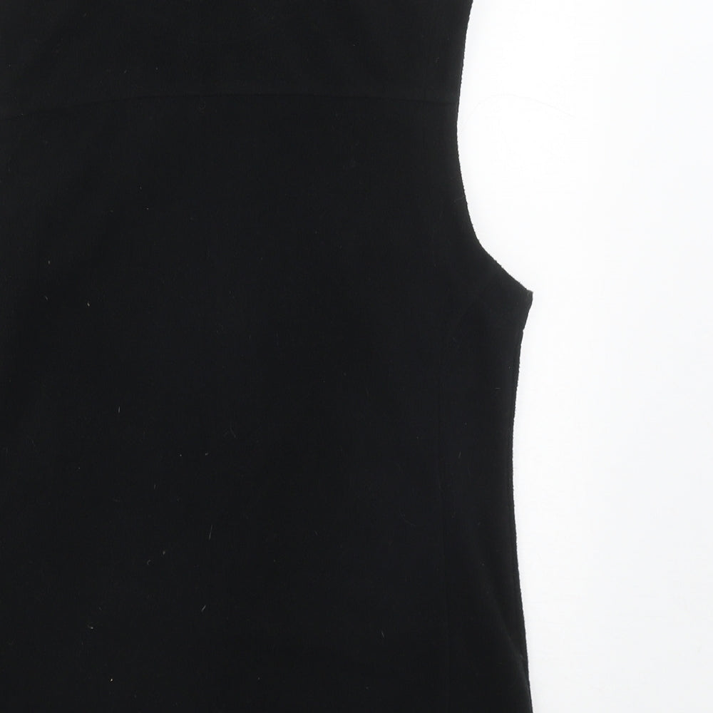 Hi Gear Womens Black Polyester Vest Sweatshirt Size 8 Zip