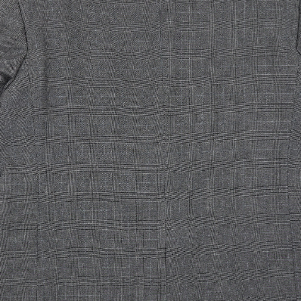 George Mens Grey Polyester Jacket Suit Jacket Size 44
