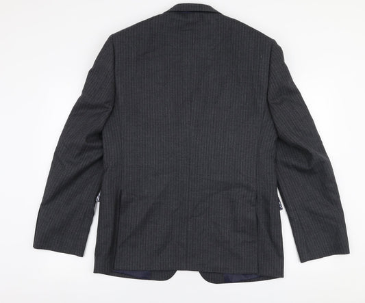 Marks and Spencer Mens Grey Wool Jacket Suit Jacket Size M