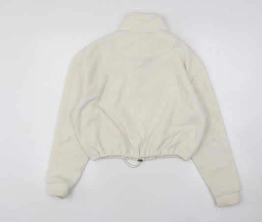 Brave Soul Womens Ivory Polyester Pullover Sweatshirt Size M