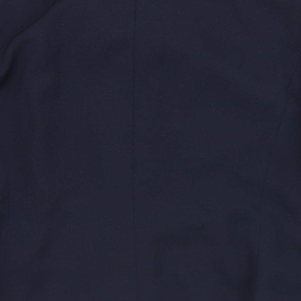 Separa Womens Black Polyester Jacket Blazer Size 14