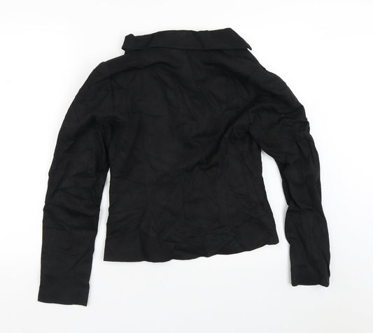 Dorothy Perkins Womens Black Jacket Blazer Size 10 Button