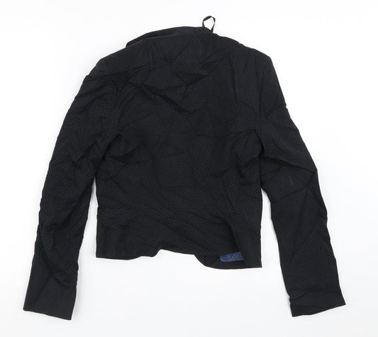 Atmosphere Womens Black Polka Dot Jacket Blazer Size 8