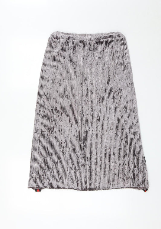 Extelle Womens Purple Polyester Straight & Pencil Skirt Size S - Size S/M
