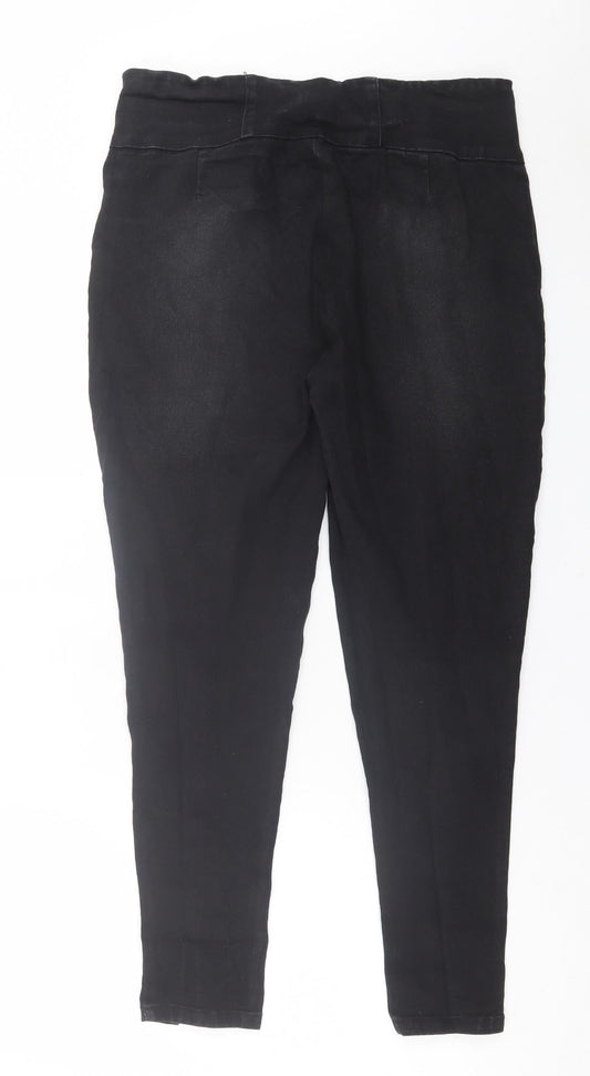 L.O.V Womens Black Cotton Skinny Jeans Size 34 in L27 in Regular