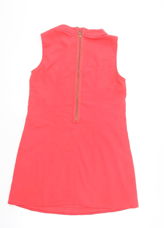 Rage Womens Red Polyester A-Line Size 12 Round Neck