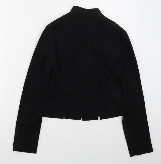 Park Avenue Girls Black Jacket Size 9-10 Years Zip